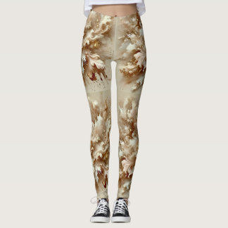 Leggings ~ FALL Brown Beige ~ 