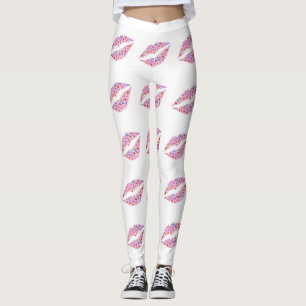 LEGGINGS FILLED WITH "KISSES"