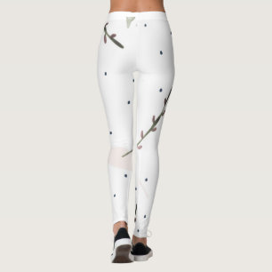 leggings florat modern black chic hipster photo