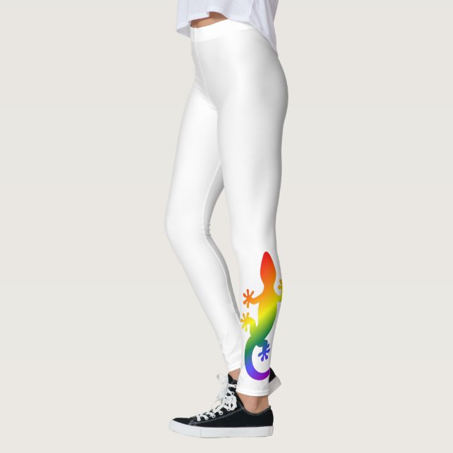Leggings Gecko rainbow (Left)