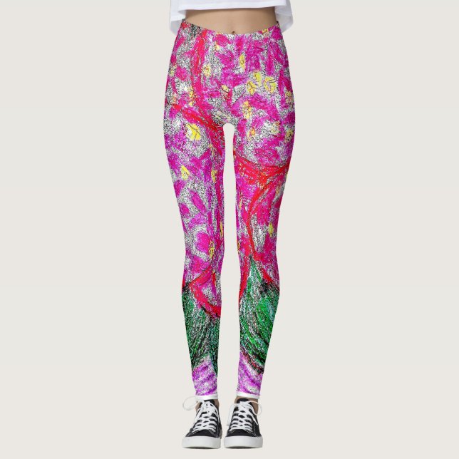 Leggings Hydrangea (Front)