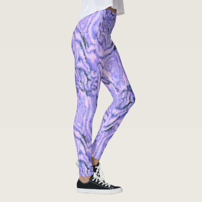Leggings in Lila Violett color (Right)