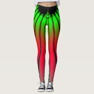 Leggings in space watermelon style