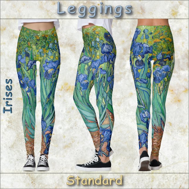LEGGINGS - "Irises" -Vincent van Gogh (Creator Uploaded)