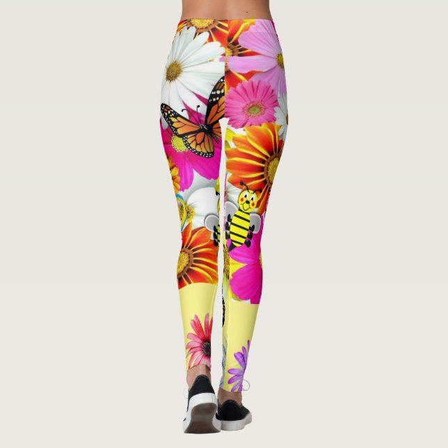 Leggings Long Bumblebee (Back)