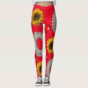 Leggings Long Sunflower