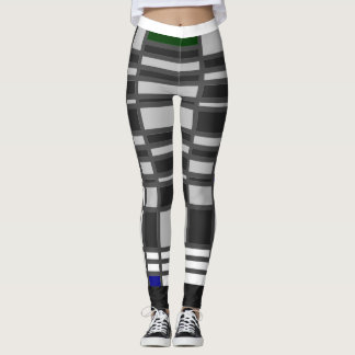 Leggings Mondrian Inspired 2 [No Colour On Back]