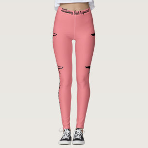 Leggings Pink with F-22 Fighter jets