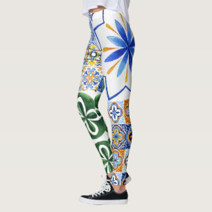 Leggings Portuguese tiles