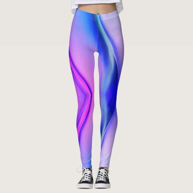 Leggings Purple rainbow  (Front)