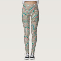Leggings ~ Shells and Pearls ~