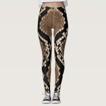 Leggings-Snake Skin texture