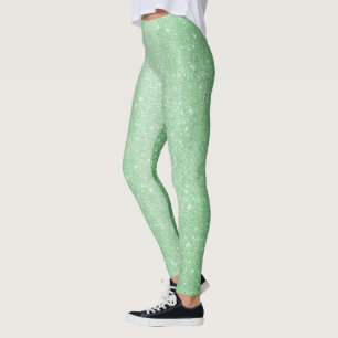 Leggings - Sparkling Green Ombre