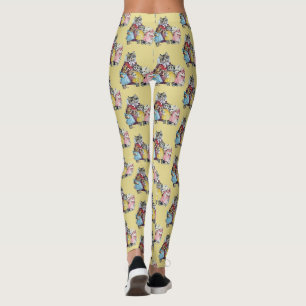 Leggings ~ The 3 Little Kittens ~ Original Yellow