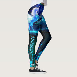 LEGGINGS Unicorn Dreamer Your Text Yoga Pants