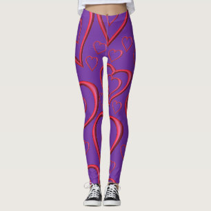 leggings valentine hearts