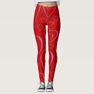 leggings valentine hearts