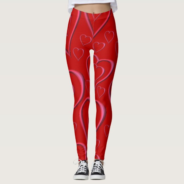 leggings valentine hearts (Front)