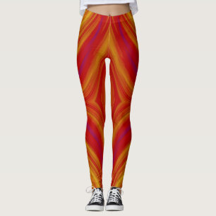 Leggings ~wild yellow orange purple ~ Original
