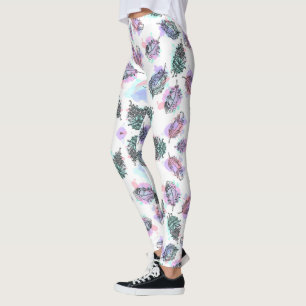 Leggings with a vibrant pattern