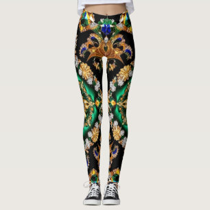 Leggings with Brazilian Colours design