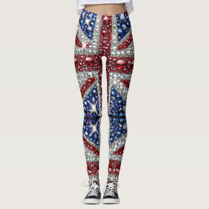 Leggings with British Colours design