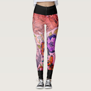 Leggings WITH BUNNY IN GARDEN