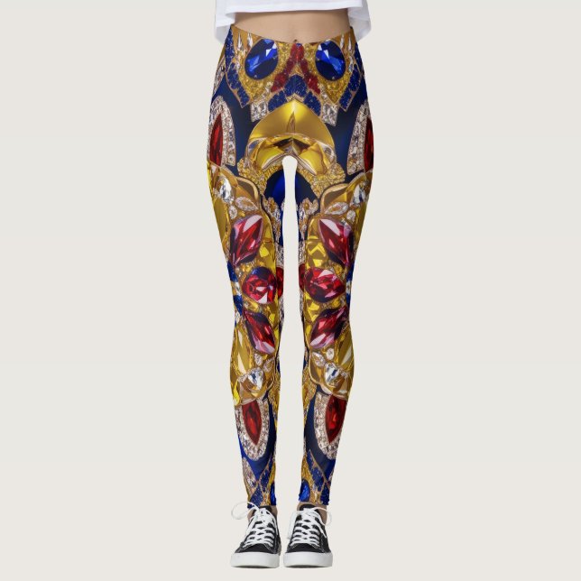 Leggings with Colombia Colours design (Front)
