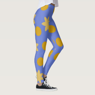 Leggings with creative art