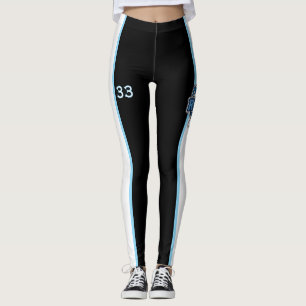 Leggings with Custom Number