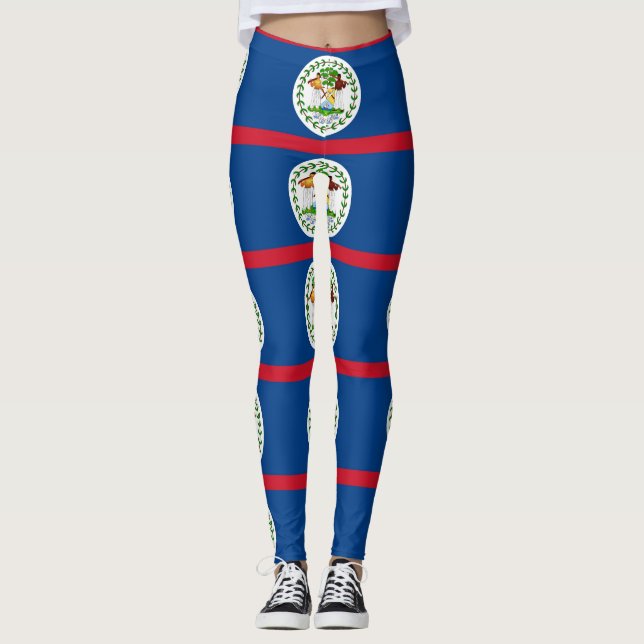Leggings with flag of Belise (Front)