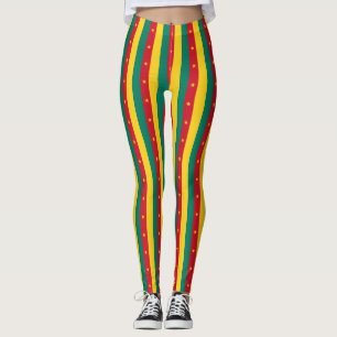 Leggings with flag of Cameroon