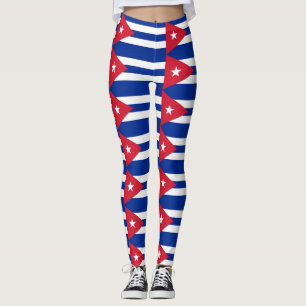 Leggings with flag of Cuba
