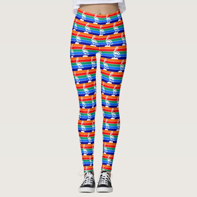 Leggings with flag of Florida (Front)