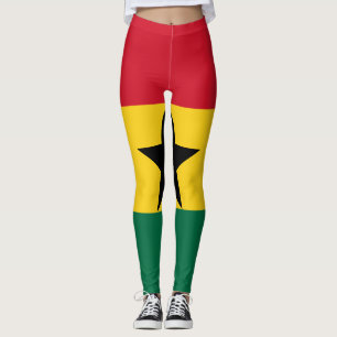 Leggings with flag of Ghana