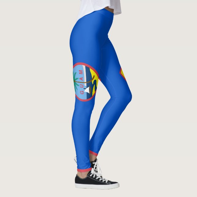 Leggings with flag of Guam, USA (Right)
