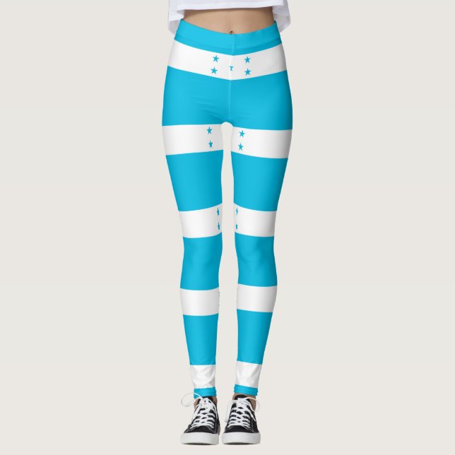 Leggings with flag of Honduras (Front)