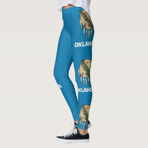 Leggings with flag of Oklahoma State, USA