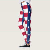 Leggings with flag of Texas, USA