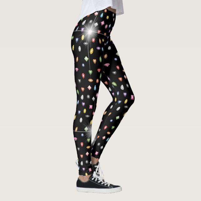 Leggings with Found Diamonds (Right)
