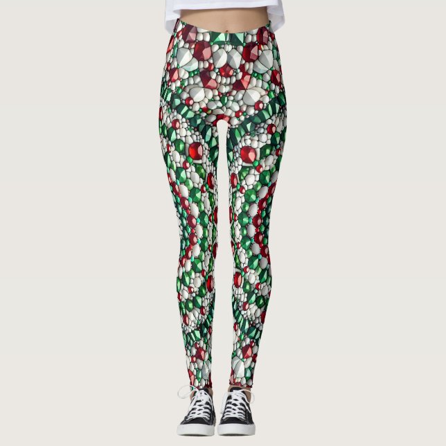 Leggings with Italian Colours design (Front)
