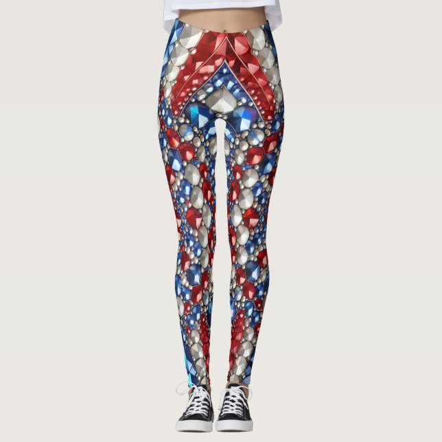 Leggings with Netherlands Colours design (Front)