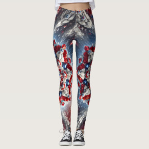 Leggings with Norwegian Colours design