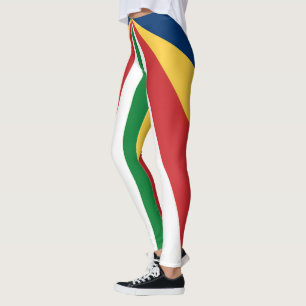 Leggings with Seychelles Colours design