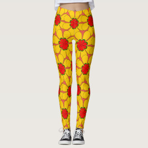 Leggings - Yellow Flowers