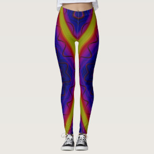 Leggings ~ yellow red blue ~ Original