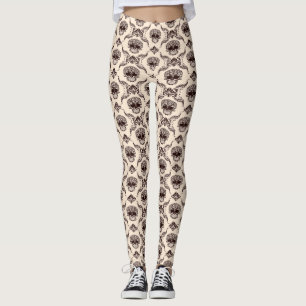 Leggingscream colour leggings