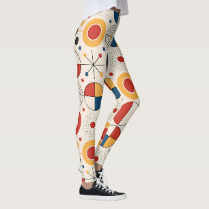 Leggins geometric design leggings