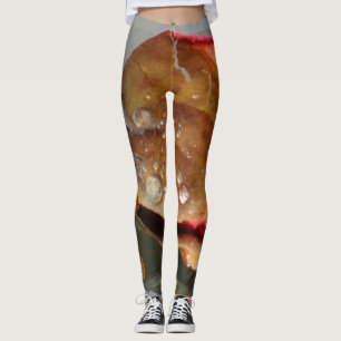 Leggins rose petal with waterdrops leggings