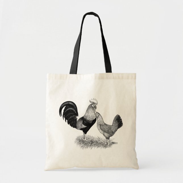 Leghorns Production Brown Chickens Tote Bag (Front)